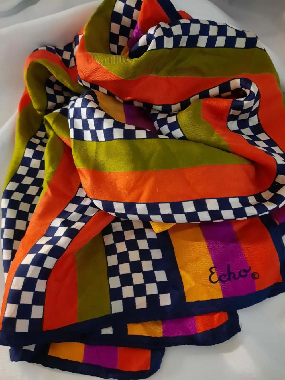 Rare Echo 100% Silk Scarf